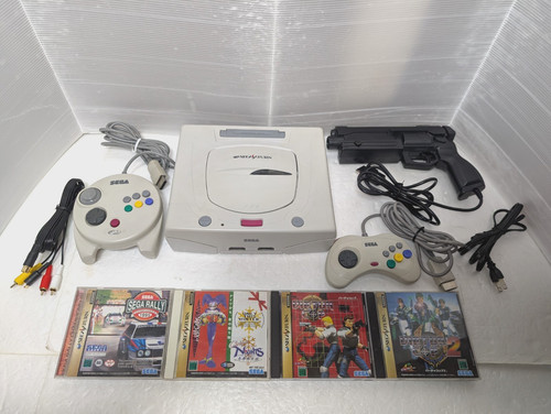 Console bianca sega saturn - sega,