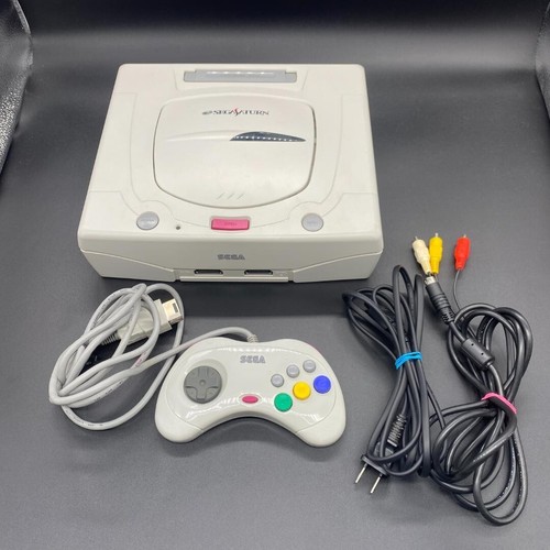 Console sega saturn - console, bianca