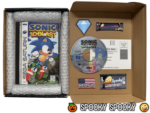 Sonic blast sega saturn - sonic, 3d