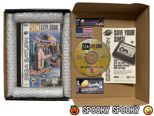 Sim city 2000 sega - sim, saturn